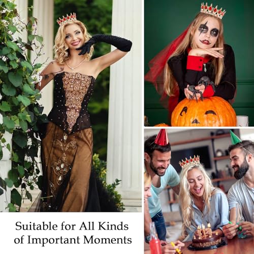 CAVETEE Crystal Crown Tiara for Women - Bridal & Prom