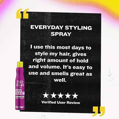 TIGI Bed Head Volumizing Hair Spray, Queen For A Day, for Thickening and Texturizing Fine Hair, 10.5 oz