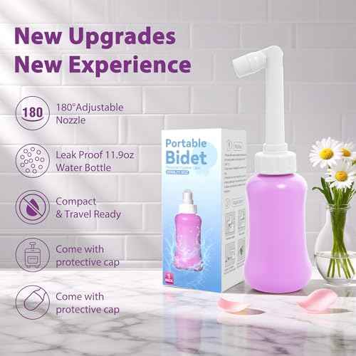 Peri Bottle Sitz Bath Salts Set - New Portable Bidet and Sitz Bath Soak for Postpartum Care, Hemorrhoid Treatment Comfort Relief Faster Recovery