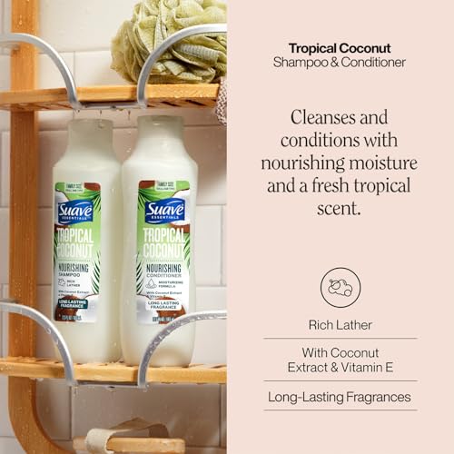 Suave Tropical Coconut Shampoo & Conditioner Set - 22.5 oz Each
