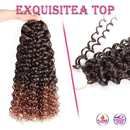 Gogo Curl Crochet Hair 14Inch 7 Packs Curly for Women - Deep Wave