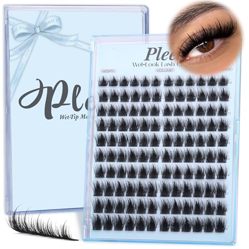 Fluffy Manga Lash Clusters - Wispy D-Curl Eyelash Extensions 10-18mm