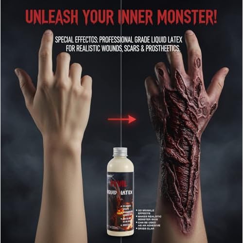 Makeup Liquid Latex SFX Halloween Latex Makeup (200ml)