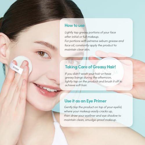 ETUDE Zero Sebum Loose Powder - Oily Skin Oil Control (4g)