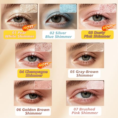 Shimmer Eyeshadow Palette - Sparkle Diamond Glitter Eye Makeup