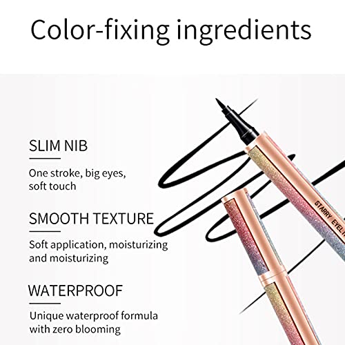 Uxsiya Liquid Eyeliner Pen - Long Lasting, Waterproof Makeup