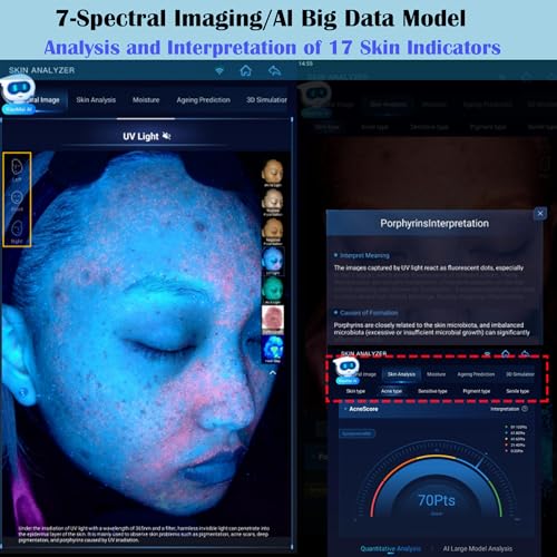 Professional Skin Analysis Device 15.6" – AI 7-Spectral Imaging for Salons