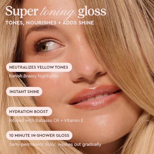 Glaze Purple Toning Gloss for Blonde Hair - 6.4 fl oz
