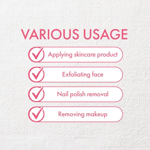 Intrinsics Large Silken 4x4 Esthetic Wipes 2 Pack (400 Count) | 4-Ply Premium Lint-Free Facial Wipes & Cotton Pads for Face | Low-Absorbency Face Pads for Toner & Makeup Removal