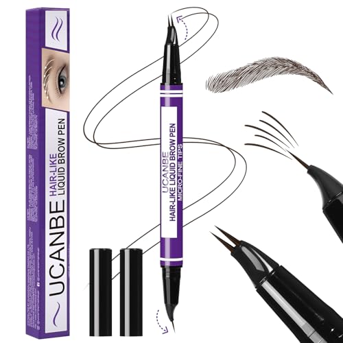 UCANBE Dual-Curved Eyebrow Pen - 2-in-1 Microblading Brow Pencil
