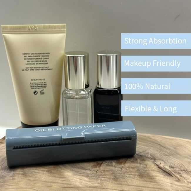 Natural Oil Blotting Papers - 1 Prefill + 2 Refill Rolls