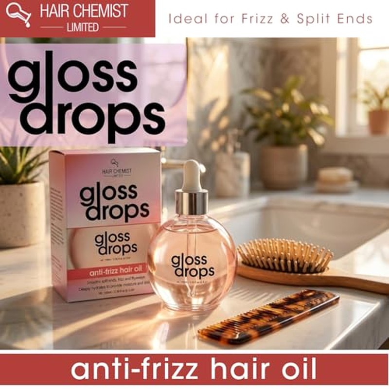 Hair Chemist Gloss Drops Anti-Frizz Hair Oil - 3.38 oz