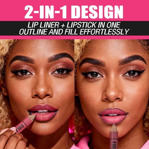 LANGMANNI 6Pcs Matte Velvet Lip Liner Pencil Set - Highly