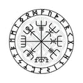 6 Sheets Temporary Tattoos Vegvisir Compass Vikings Temporary tattoo Neck Arm Chest for Women Men Adults Vegvisir Tattoo