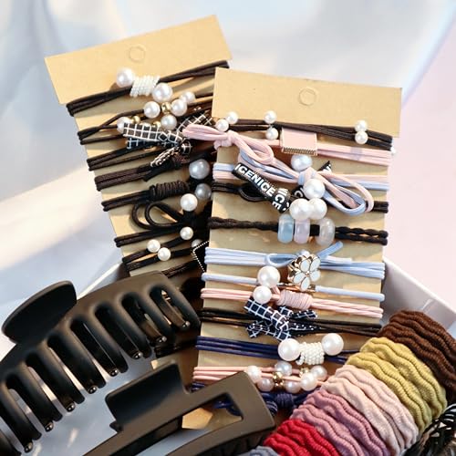 Hair Scrunchies & Ponytail Holders Set for Women (1149 Piece)