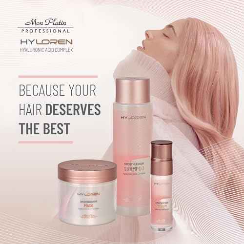 Mon Platin Professional Hair Care Product Serum with Hyaluronic Acid for Straightened Hair, 1.69 Fl Oz