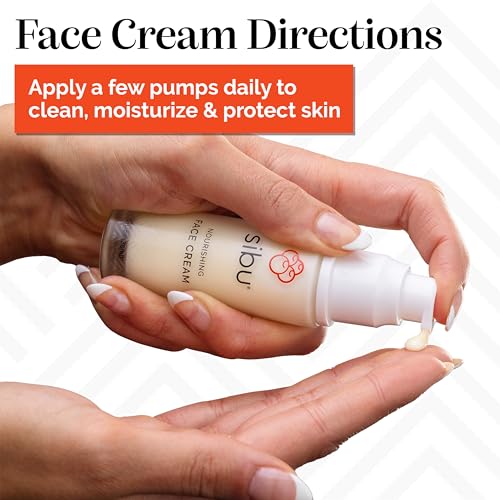 sibu Sea Buckthorn Nourishing Face Cream 1oz (2-Pack), Lightweight and Hydrating Face Cream ? Amazing for Sensitive Skin, Breakouts, & Irritation
