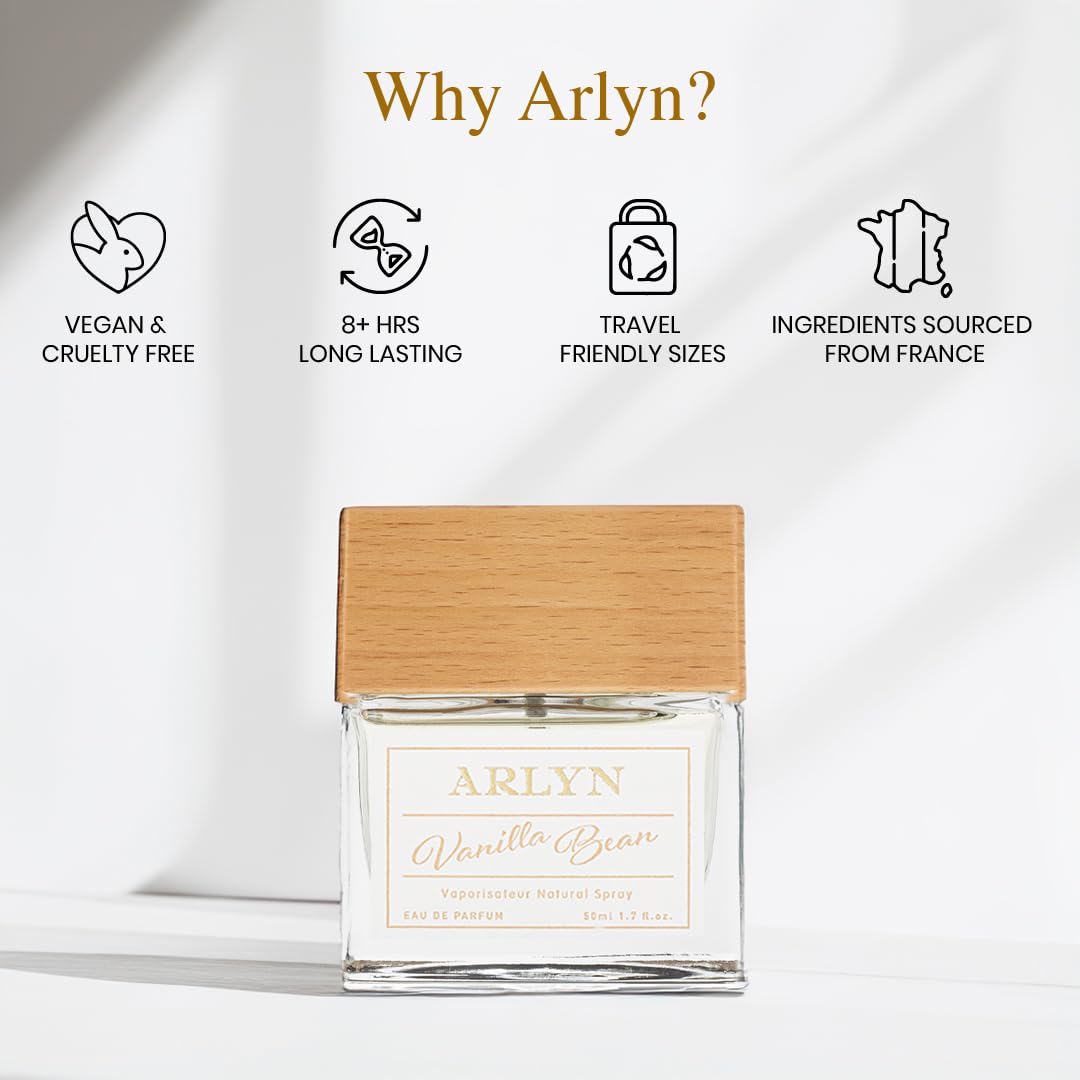 ARLYN Vanilla Bean Eau De Parfum Inspired by Ys .l's Black Opium, Perfume for Women, Luxury Fragrance - Vegan, Cruelty-Free, and Eco-Conscious (1.7oz / 50ml)