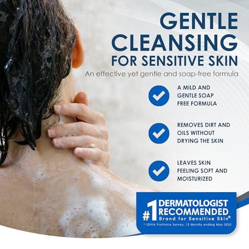 Vanicream Gentle Body Wash for Sensitive Skin, 12 Fl Oz