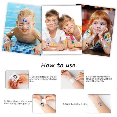 Luminous Tattoos for Kids, 200+ Mixed Styles Temporary Tattoos Stickers Set for Girls and Boys, Space Dinosaur Animals Butterfly Tattoos for Kids Birthday Party Supplies