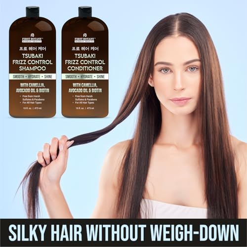 Korean Frizz Control Shampoo & Conditioner Set - 16 fl oz