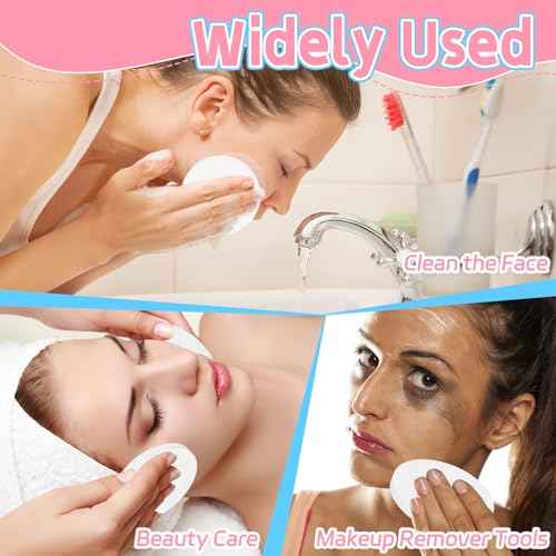 120 Pcs Facial Sponges Compressed,Facial Cleansing Pads,Natural Cosmetic Spa Sponges for Facial Cleansing,Exfoliating Face Sponges for Makeup Removal,Washing