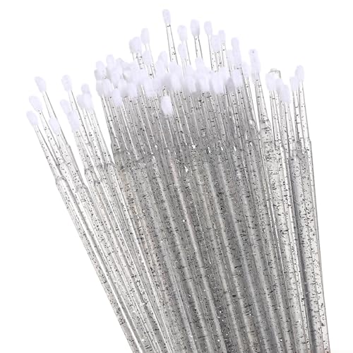 Disposable Micro Applicators 300Pcs 2.0mm Microfiber Brushes for Precision Makeup