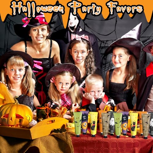 Halloween Hand Cream Gift Set - 36 Mini Lotions with 6 Scents