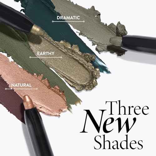 LAURA GELLER NEW YORK Swipe-n-Line Dual-Ended Eyeshadow + Eyeliner - Earthy (Taupe-Green/Warm Green) - Cream Eyeshadow & Smooth Glide Eyeliner - Waterproof & Crease-free Color