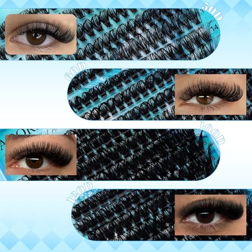 Adorance Lash Clusters Kit 576pcs – DIY Eyelash Extensions with Bond