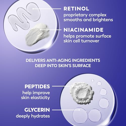 Olay Regenerist Radiance Retinol Face Moisturizer: Smooth & Renew Cream for Women - Fragrance-Free,Anti-Aging,Anti-Wrinkle,Tightening & Brightening - 2 Oz,(Pack of 2)