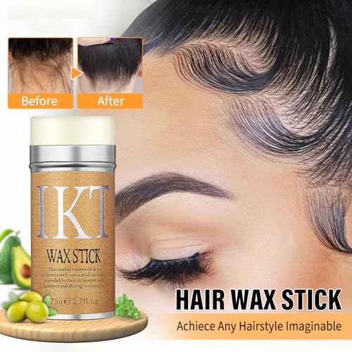 Hair Wax Styling Set - 7 Pcs with Combs & Bands