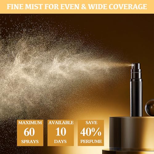 LTBL Black & Gray 5ml Refillable Perfume Atomizer - Portable Travel Spray