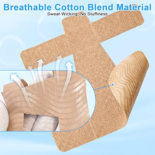 Bunion Corrector Tape for Big Toe - Ultra-Thin, Pre-Cut, Shoe-Friendly (20PCS)