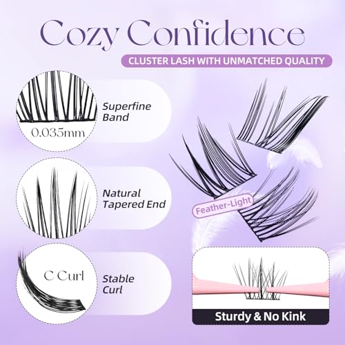 Lash Clusters Individual Eyelashes 7-10MM C Curl 120pcs