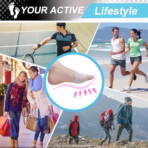 Gel Toe Separators for Women, 4 PCS Foot Pain Relief Cushions