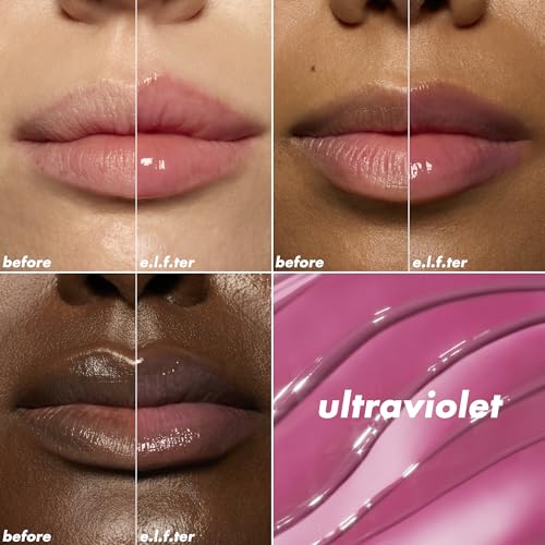 e.l.f. Glow Reviver Plumping Lip Oil - Ultraviolet