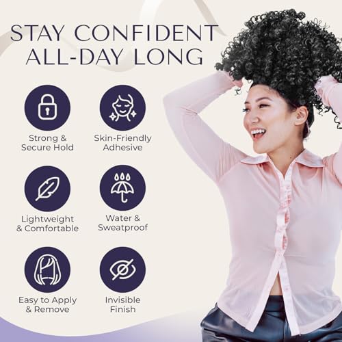 LUMORIA Lace Front Wig Tape - 48 Double Sided Strips