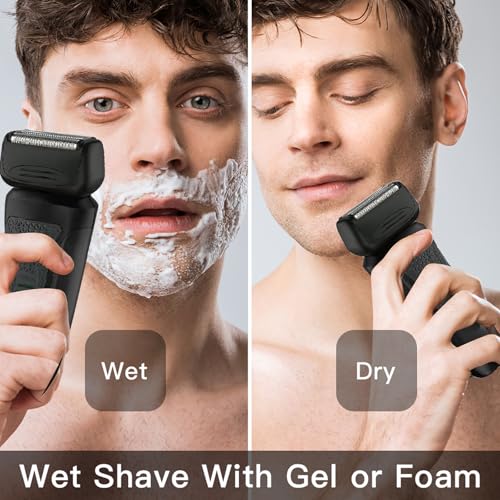Shaver Replacement Head Compatible with Remington Foil Shaver PF7400, PF7500, and PF7600 Models (Black(2PCS))
