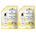 J.R. Watkins Moisturizing Gel Hand Soap Refill Lemon 2 Pack, 34 fl oz