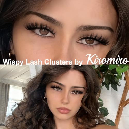 Kiromiro Wispy Lash Clusters 10-20mm Fluffy Eyelash Extensions