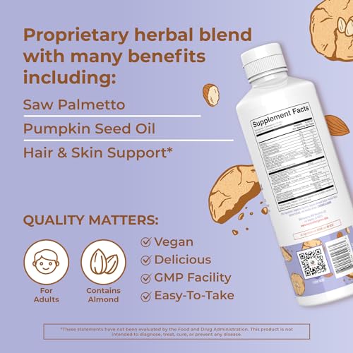 MaryRuth's Women's Hair Growth MAX Liposomal | with Lustriva® + Biotin 10000mcg + Pumpkin Seed Oil| Thicker Hair | Hair Care | Wrinkles, Fine Lines, Skin Care | Ages 18+ | 15.22 Fl Oz