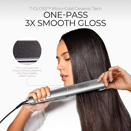 TYMO FLAIGHT Holo 2-in-1 Hair Straightener & Curler, 1" Plates