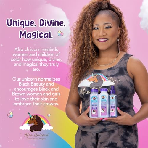 Magical Tresses by Afro Unicorn - Bye Bye Dry Scalp Serum - Soothing, Moisturizing, and Frizz-Eliminating Hair Serum for All Textures and Scalps, 12 fl oz