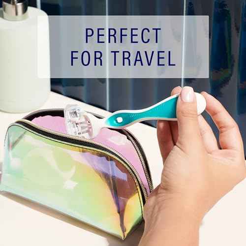 Schick Hydro Silk Sensitive Women's Disposable Razors, 6ct | 5-Blade Disposable Razors for Women Sensitive Skin | Travel Razor for Women