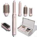 GLAMUP FusionPro 6-in-1 Hot Air Styler & Thermal Brush - Pink