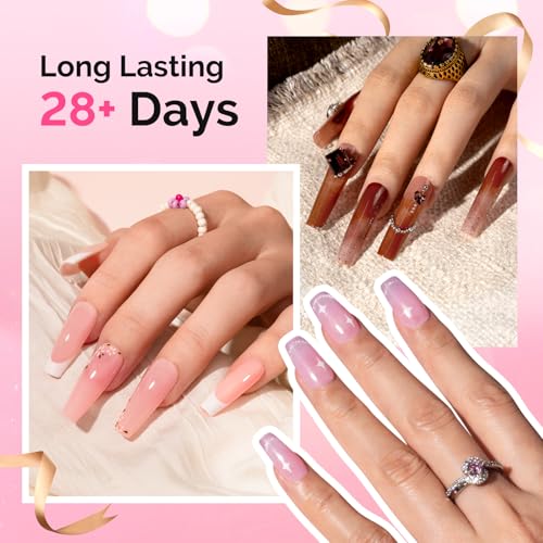 MelodySusie Gel Nail Polish Kit with UV Lamp & Tools
