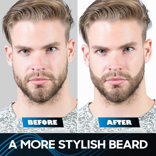 Beard Pencil Filler for Men - Waterproof Beard Pen with Brush
