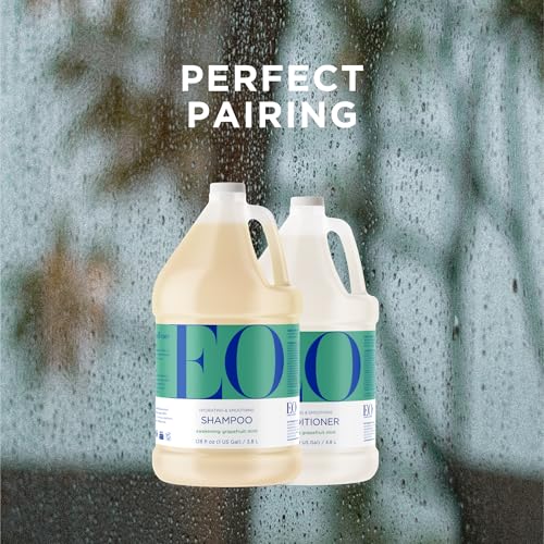 EO Shampoo and Conditioner Combo Pack, 16 Ounce Bottles (1 of Each), Grapefruit and Mint, Organic Plant Based, Hydrating & Smoothing For All Hair Types