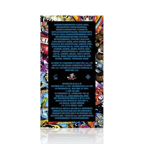 ED HARDY Hearts & Daggers Eau de Toilette for Men, 3.4 oz